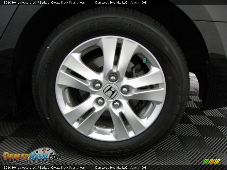 2010 Honda Accord LX-P Sedan Crystal Black Pearl / Ivory Photo #24