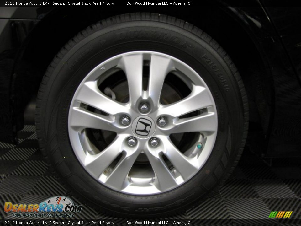 2010 Honda Accord LX-P Sedan Crystal Black Pearl / Ivory Photo #25