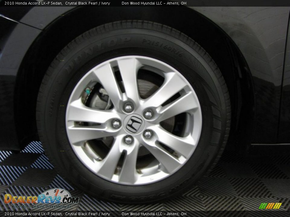 2010 Honda Accord LX-P Sedan Crystal Black Pearl / Ivory Photo #26