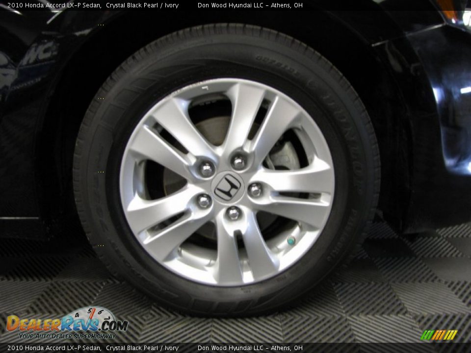 2010 Honda Accord LX-P Sedan Crystal Black Pearl / Ivory Photo #27