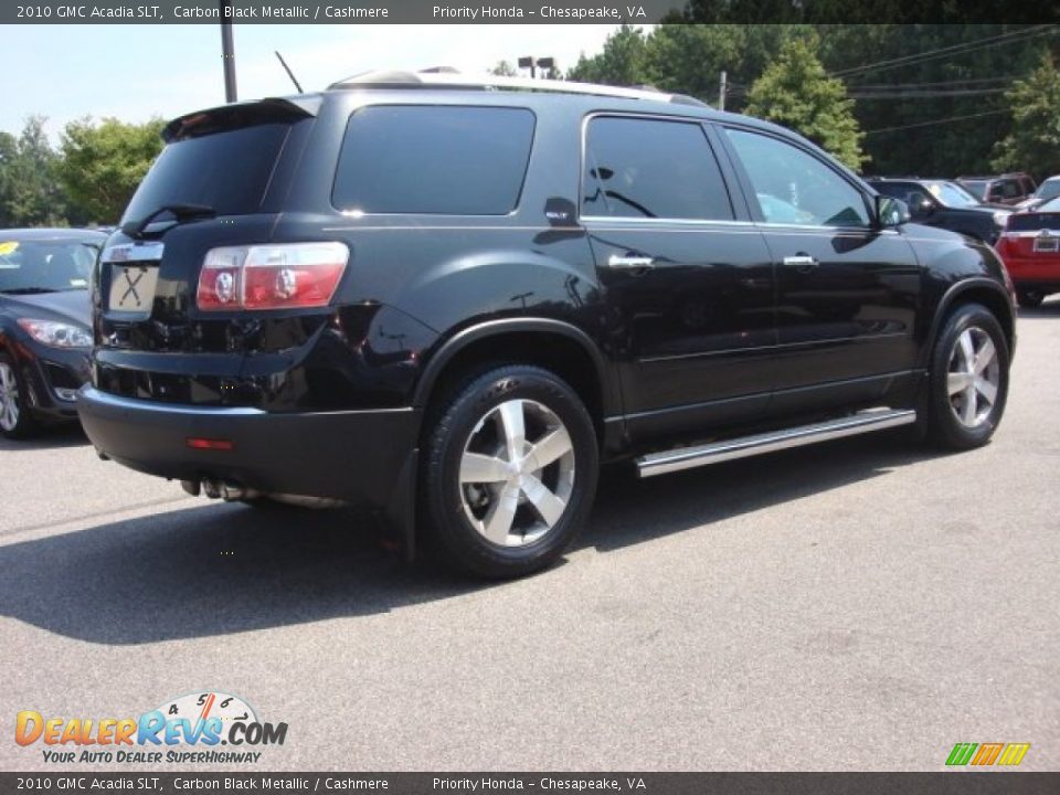 2010 GMC Acadia SLT Carbon Black Metallic / Cashmere Photo #5