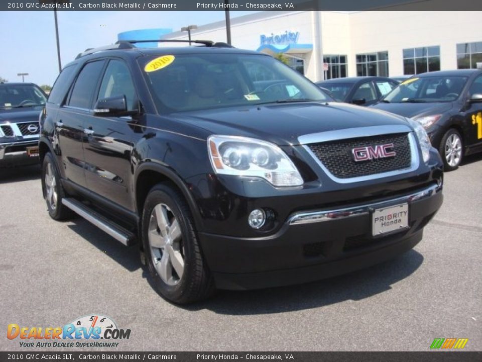 2010 GMC Acadia SLT Carbon Black Metallic / Cashmere Photo #6