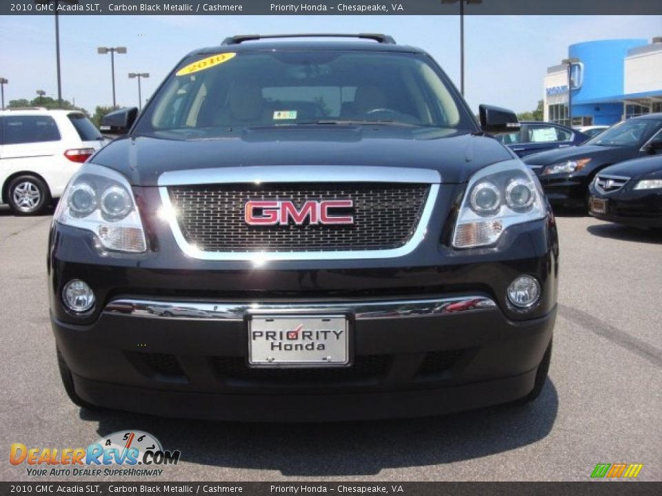 2010 GMC Acadia SLT Carbon Black Metallic / Cashmere Photo #7