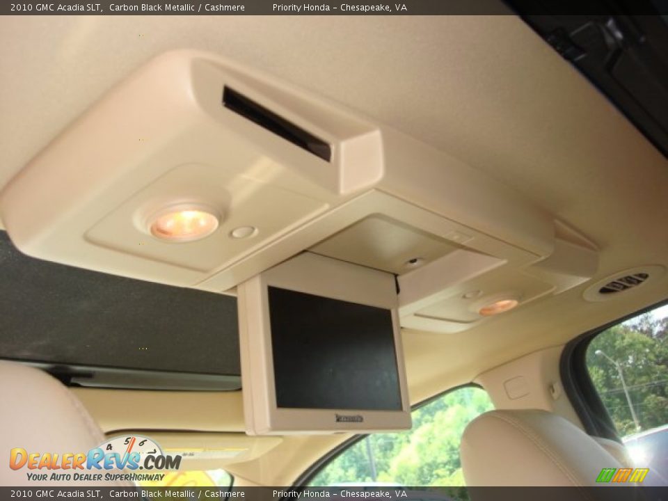 2010 GMC Acadia SLT Carbon Black Metallic / Cashmere Photo #11