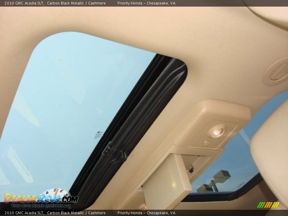 2010 GMC Acadia SLT Carbon Black Metallic / Cashmere Photo #12