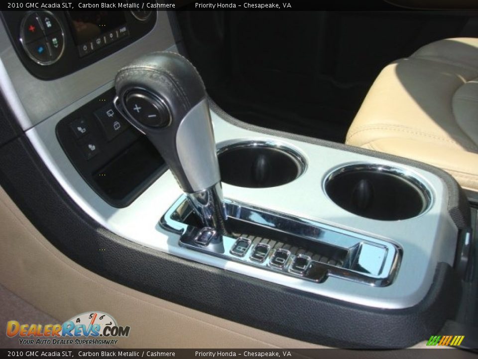 2010 GMC Acadia SLT Carbon Black Metallic / Cashmere Photo #24