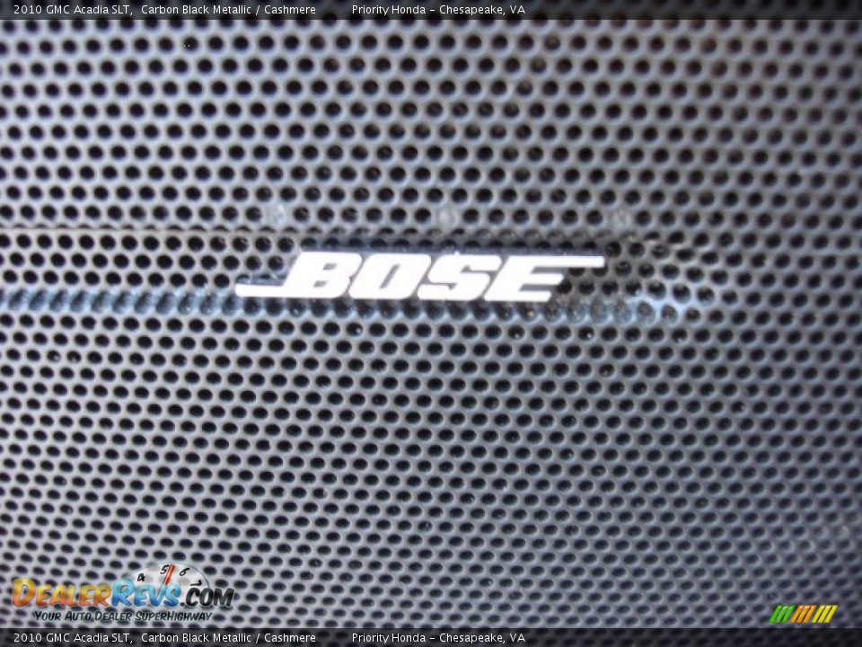 2010 GMC Acadia SLT Carbon Black Metallic / Cashmere Photo #27