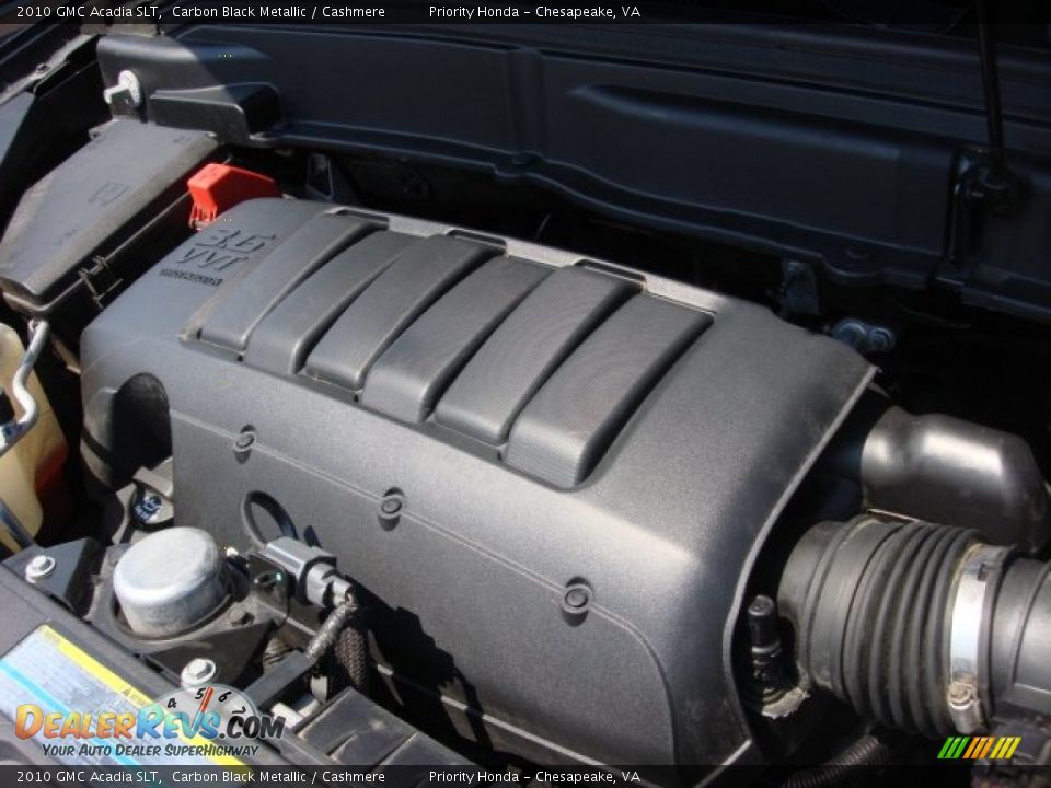 2010 GMC Acadia SLT Carbon Black Metallic / Cashmere Photo #30