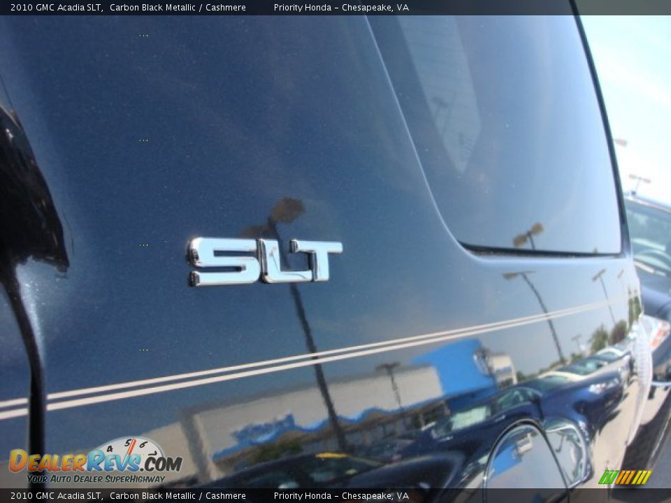 2010 GMC Acadia SLT Carbon Black Metallic / Cashmere Photo #31