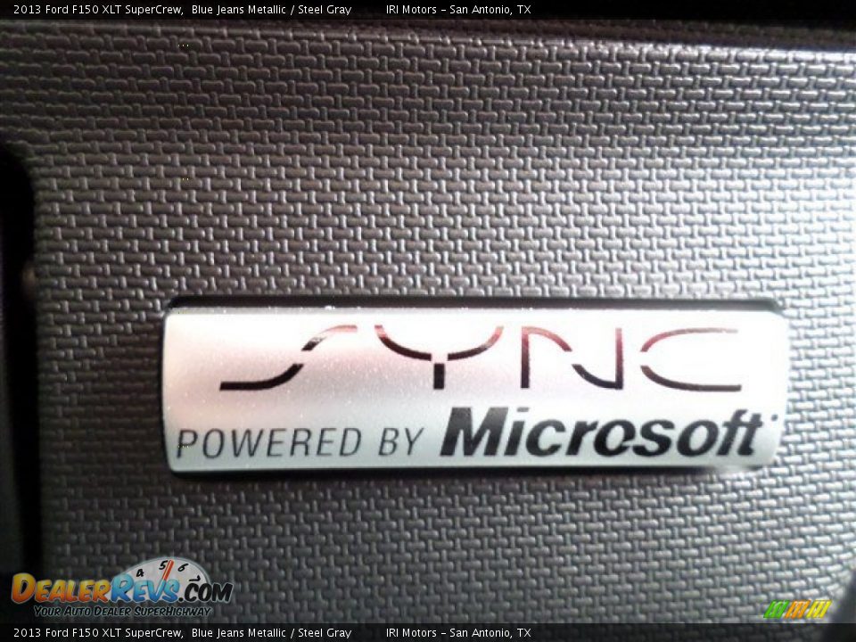 2013 Ford F150 XLT SuperCrew Blue Jeans Metallic / Steel Gray Photo #22