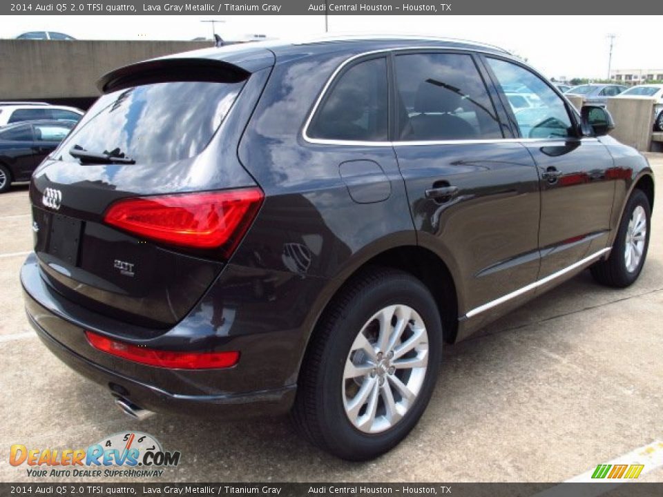 2014 Audi Q5 2.0 TFSI quattro Lava Gray Metallic / Titanium Gray Photo #2