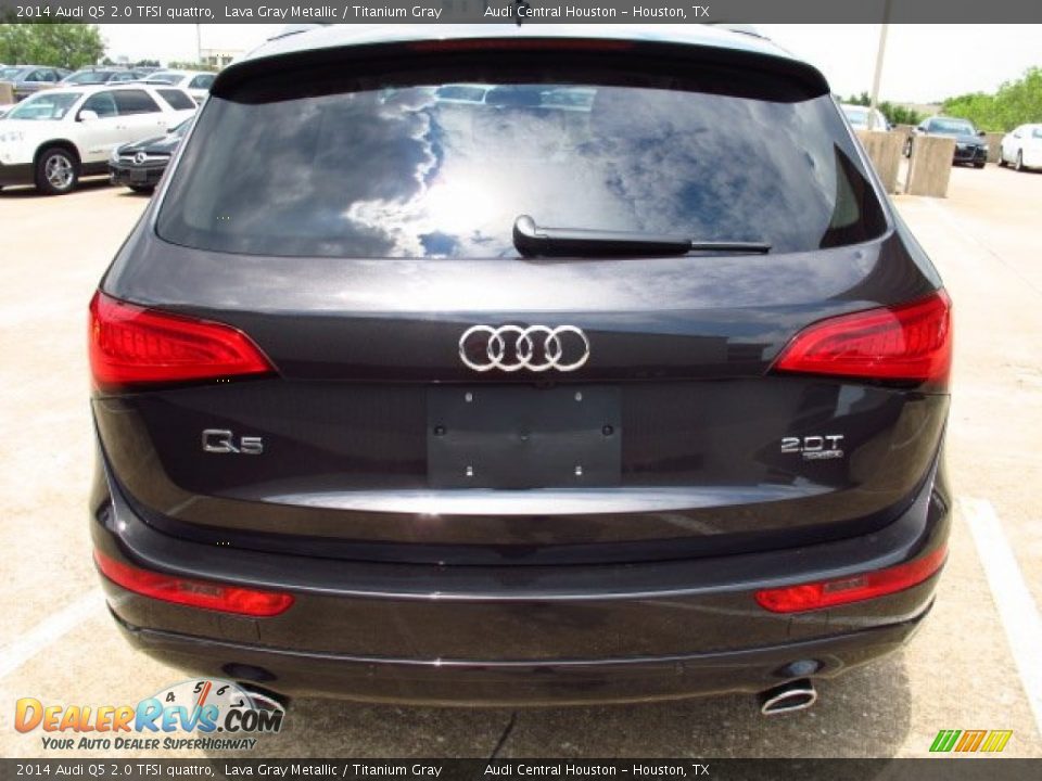 2014 Audi Q5 2.0 TFSI quattro Lava Gray Metallic / Titanium Gray Photo #3