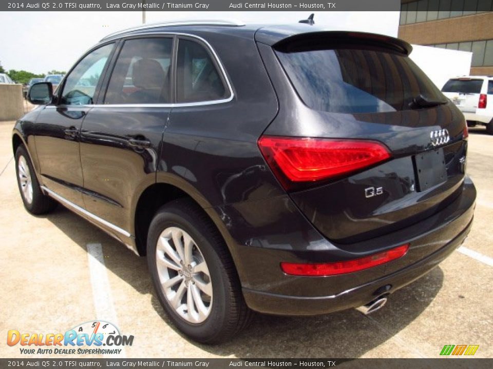 2014 Audi Q5 2.0 TFSI quattro Lava Gray Metallic / Titanium Gray Photo #4