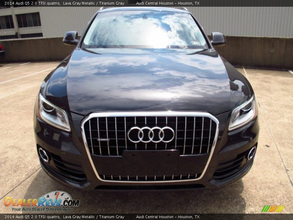 2014 Audi Q5 2.0 TFSI quattro Lava Gray Metallic / Titanium Gray Photo #6
