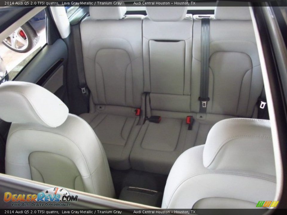 2014 Audi Q5 2.0 TFSI quattro Lava Gray Metallic / Titanium Gray Photo #10