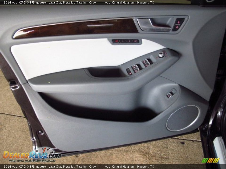 2014 Audi Q5 2.0 TFSI quattro Lava Gray Metallic / Titanium Gray Photo #11