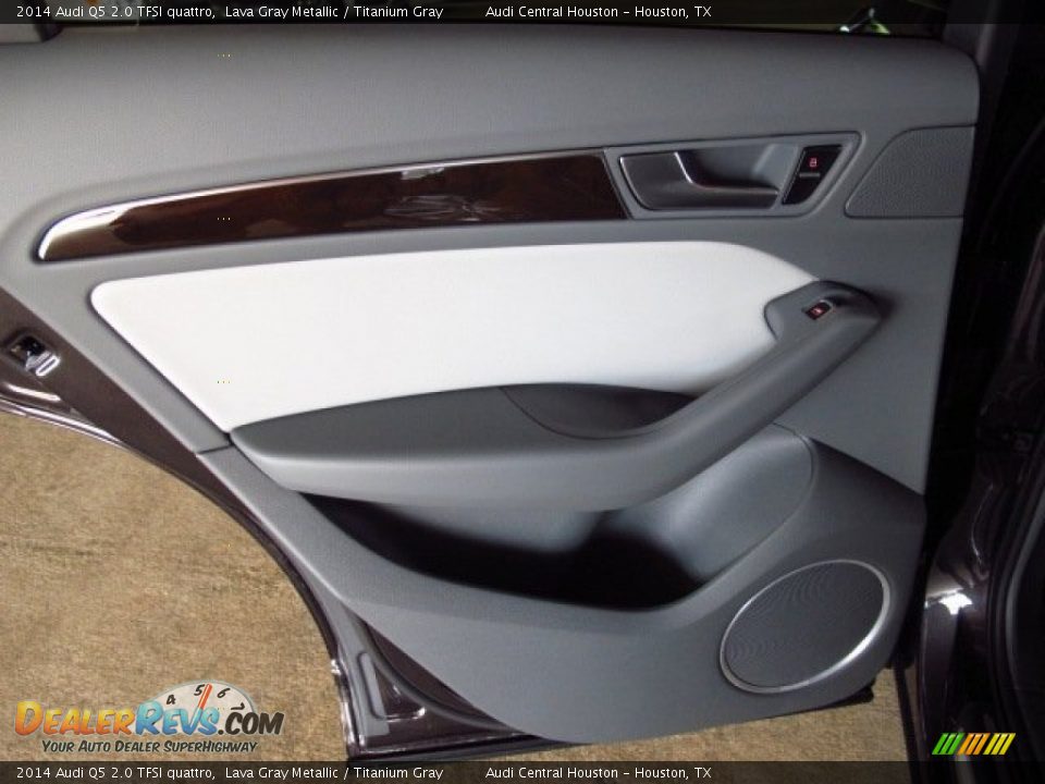 2014 Audi Q5 2.0 TFSI quattro Lava Gray Metallic / Titanium Gray Photo #13