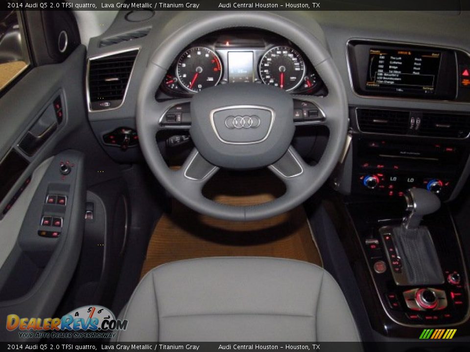 2014 Audi Q5 2.0 TFSI quattro Steering Wheel Photo #15