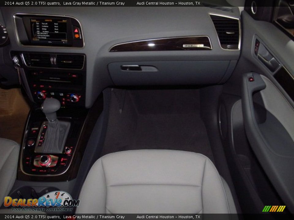 2014 Audi Q5 2.0 TFSI quattro Lava Gray Metallic / Titanium Gray Photo #16