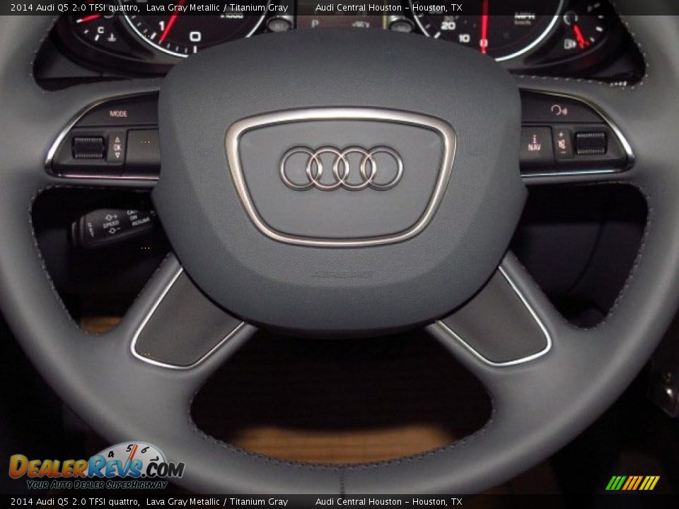2014 Audi Q5 2.0 TFSI quattro Lava Gray Metallic / Titanium Gray Photo #19