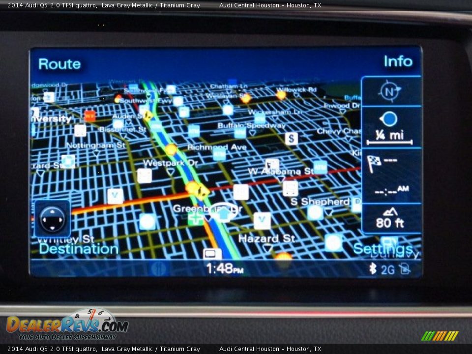 2014 Audi Q5 2.0 TFSI quattro Lava Gray Metallic / Titanium Gray Photo #23