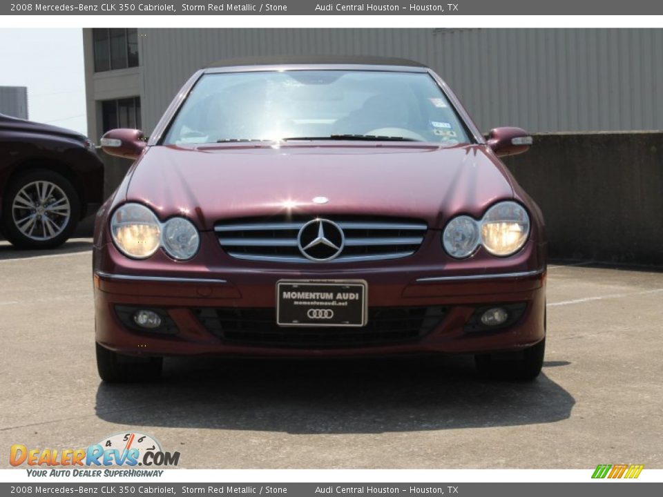 2008 Mercedes-Benz CLK 350 Cabriolet Storm Red Metallic / Stone Photo #4