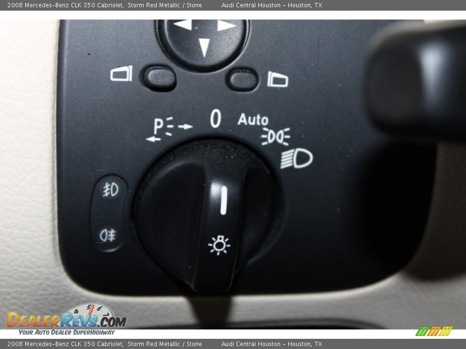 2008 Mercedes-Benz CLK 350 Cabriolet Storm Red Metallic / Stone Photo #15