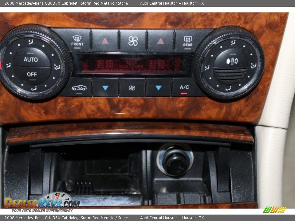 2008 Mercedes-Benz CLK 350 Cabriolet Storm Red Metallic / Stone Photo #20