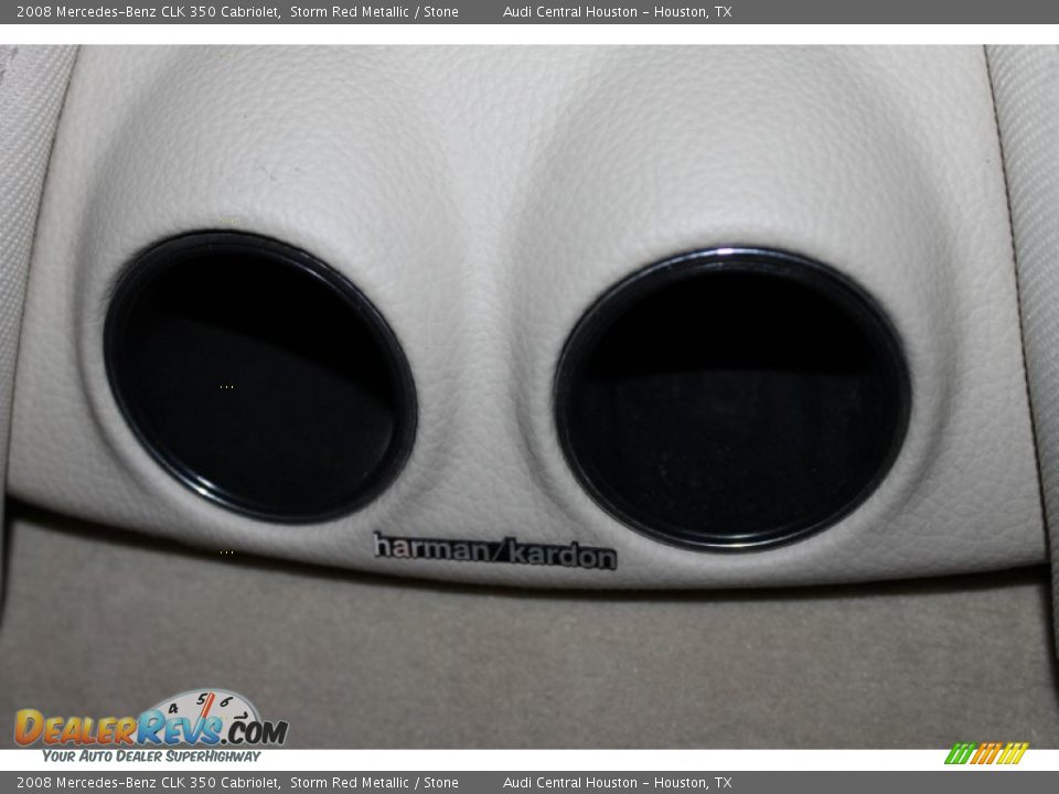 2008 Mercedes-Benz CLK 350 Cabriolet Storm Red Metallic / Stone Photo #24