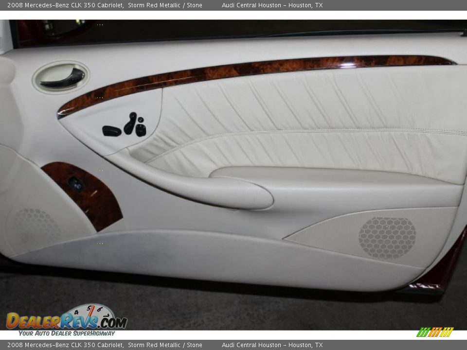 2008 Mercedes-Benz CLK 350 Cabriolet Storm Red Metallic / Stone Photo #27