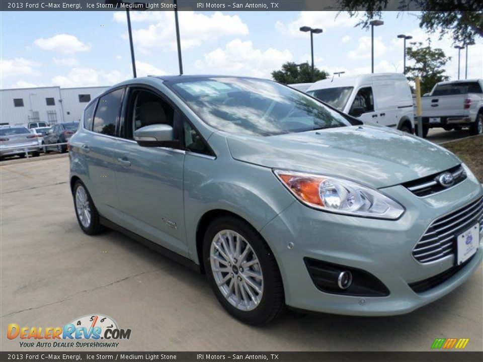 2013 Ford C-Max Energi Ice Storm / Medium Light Stone Photo #7