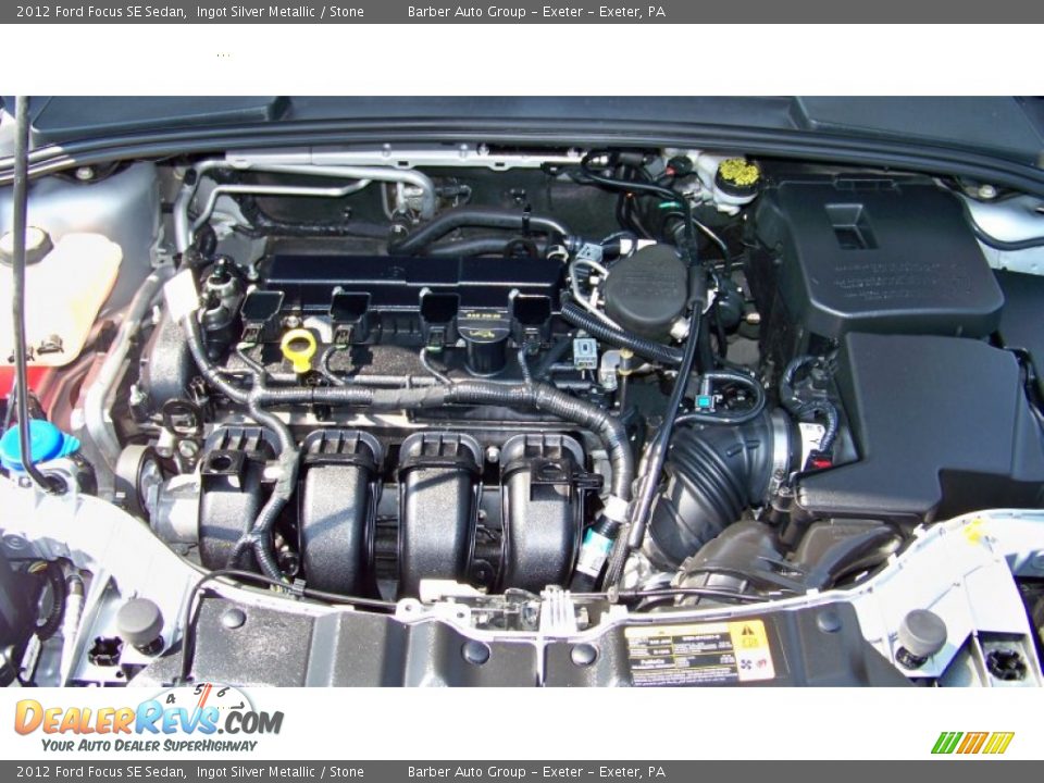 2012 Ford Focus SE Sedan Ingot Silver Metallic / Stone Photo #19