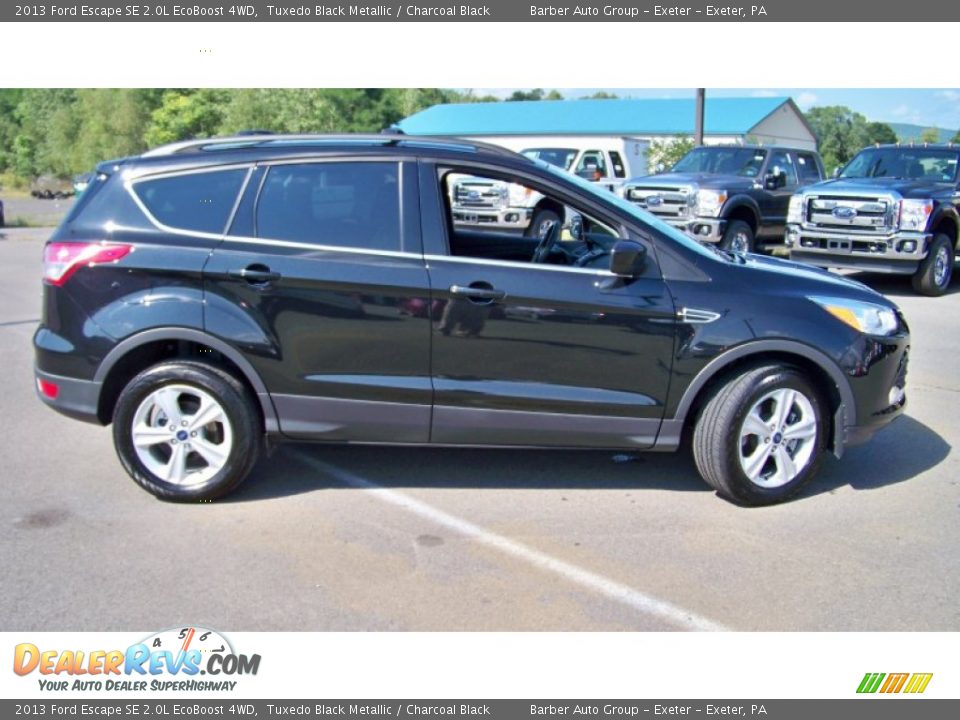 2013 Ford Escape SE 2.0L EcoBoost 4WD Tuxedo Black Metallic / Charcoal Black Photo #4