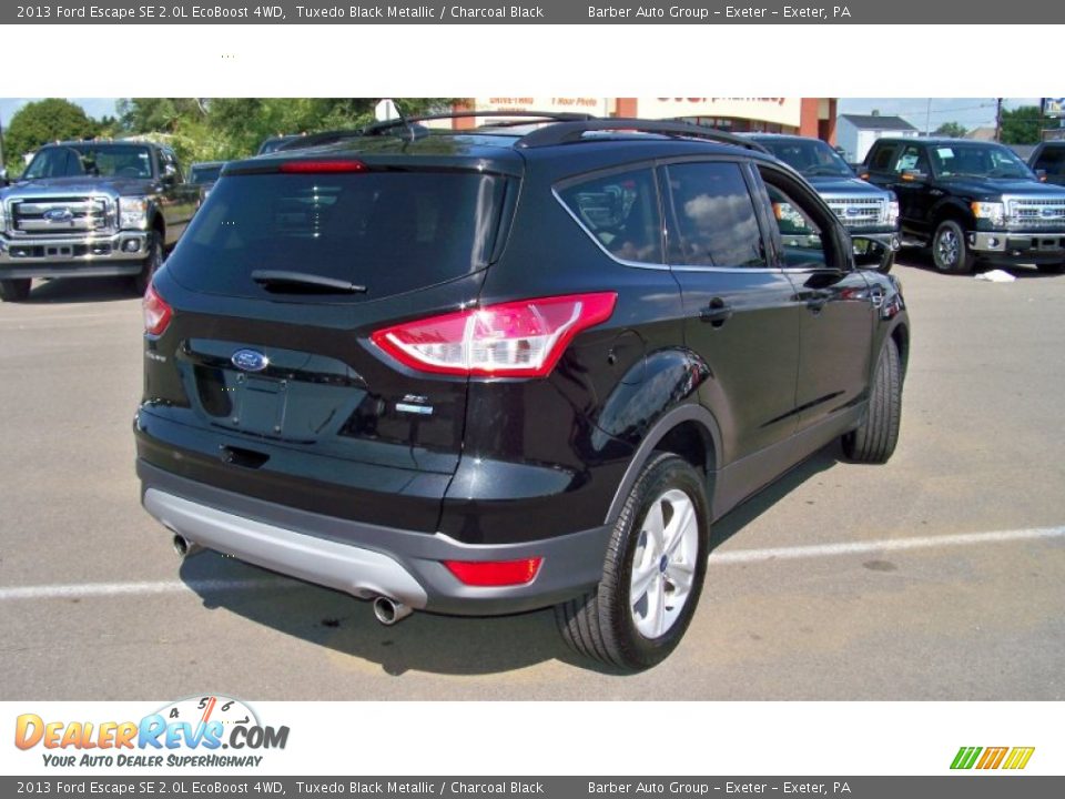 2013 Ford Escape SE 2.0L EcoBoost 4WD Tuxedo Black Metallic / Charcoal Black Photo #5