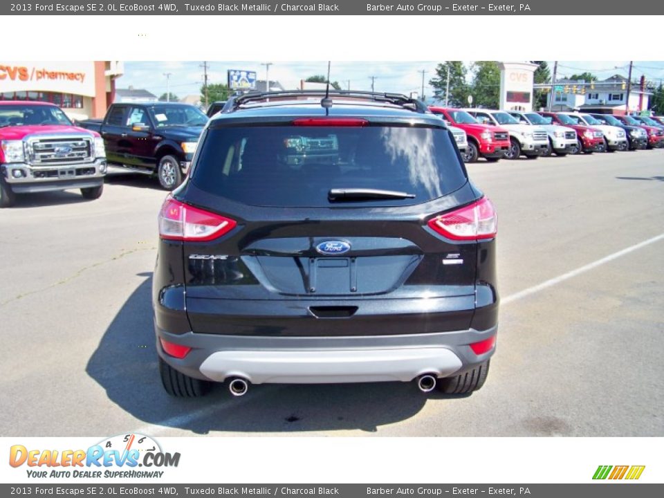 2013 Ford Escape SE 2.0L EcoBoost 4WD Tuxedo Black Metallic / Charcoal Black Photo #6