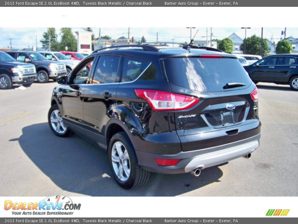 2013 Ford Escape SE 2.0L EcoBoost 4WD Tuxedo Black Metallic / Charcoal Black Photo #7