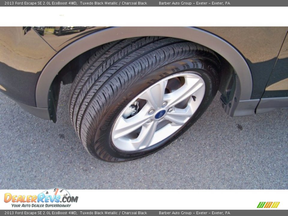 2013 Ford Escape SE 2.0L EcoBoost 4WD Tuxedo Black Metallic / Charcoal Black Photo #10
