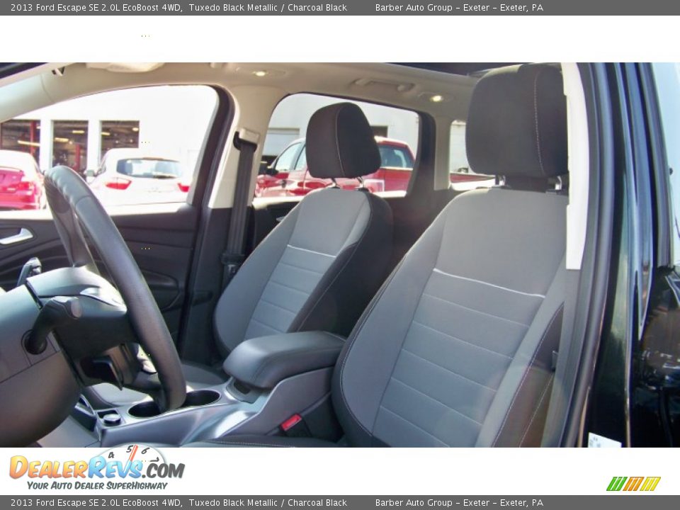 2013 Ford Escape SE 2.0L EcoBoost 4WD Tuxedo Black Metallic / Charcoal Black Photo #12