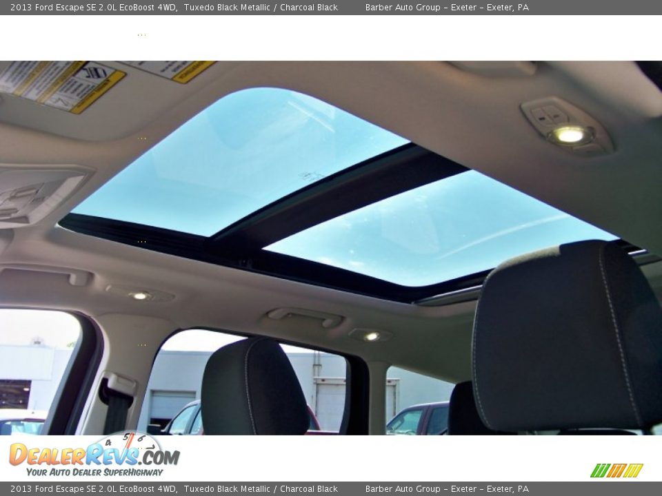 2013 Ford Escape SE 2.0L EcoBoost 4WD Tuxedo Black Metallic / Charcoal Black Photo #14