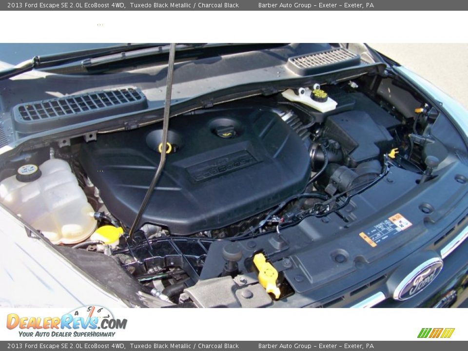 2013 Ford Escape SE 2.0L EcoBoost 4WD Tuxedo Black Metallic / Charcoal Black Photo #20