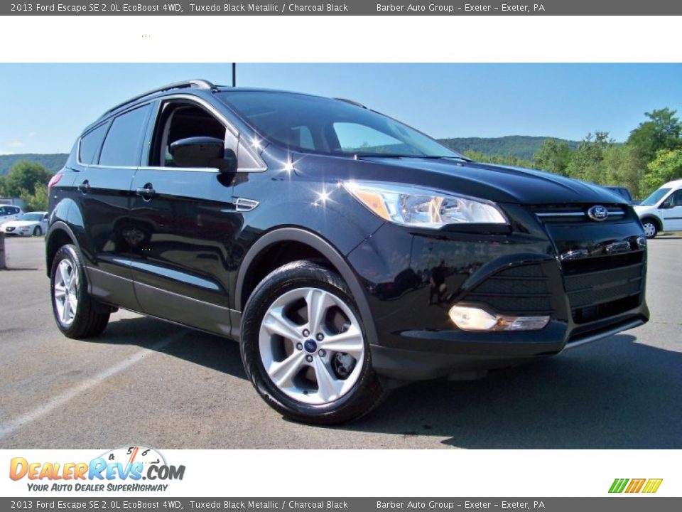 2013 Ford Escape SE 2.0L EcoBoost 4WD Tuxedo Black Metallic / Charcoal Black Photo #21