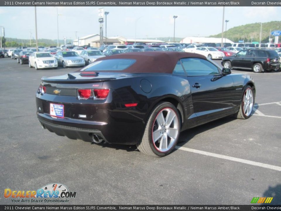 2011 Chevrolet Camaro Neiman Marcus Edition SS/RS Convertible Neiman Marcus Deep Bordeaux Metallic / Neiman Marcus Amber/Black Photo #4