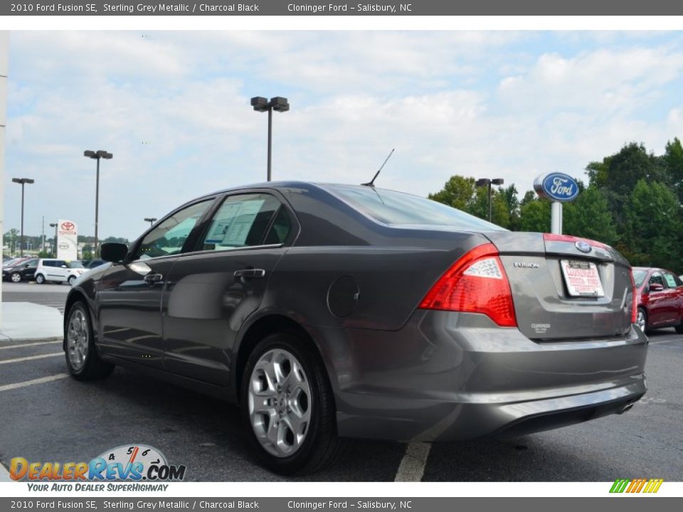 2010 Ford Fusion SE Sterling Grey Metallic / Charcoal Black Photo #23