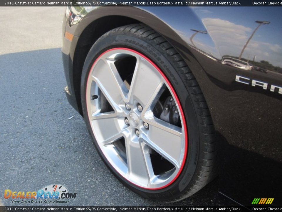 2011 Chevrolet Camaro Neiman Marcus Edition SS/RS Convertible Neiman Marcus Deep Bordeaux Metallic / Neiman Marcus Amber/Black Photo #10