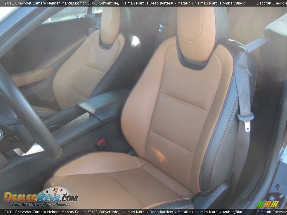 Front Seat of 2011 Chevrolet Camaro Neiman Marcus Edition SS/RS Convertible Photo #12