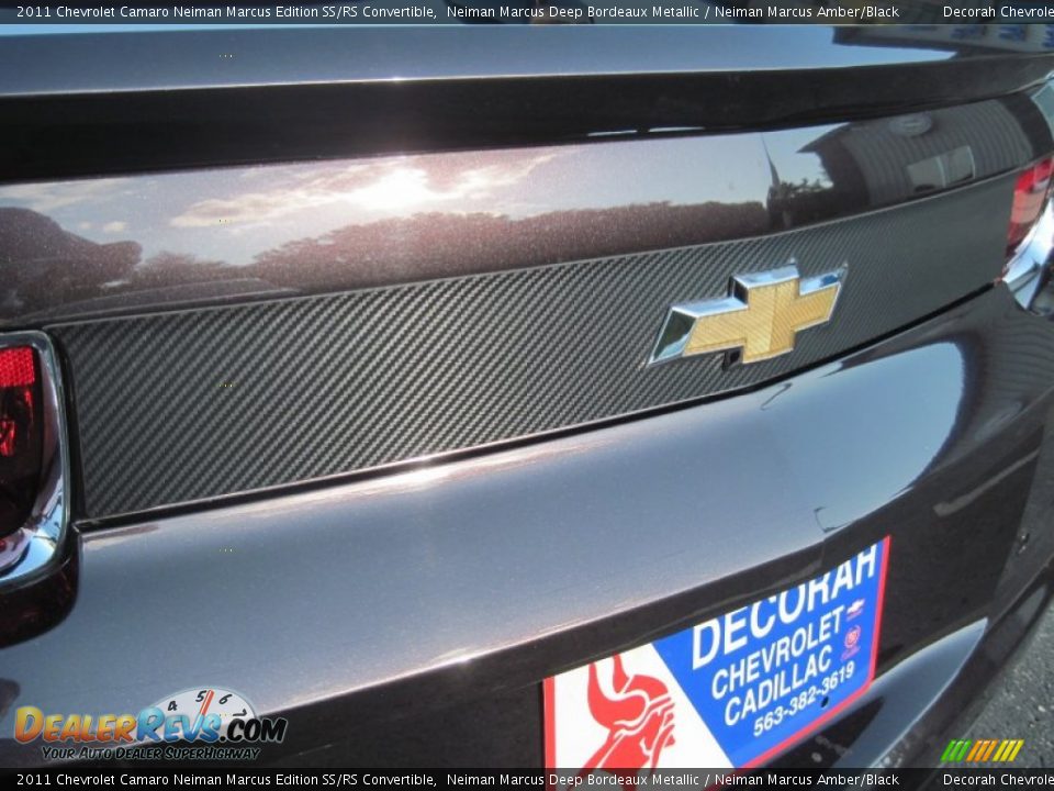 2011 Chevrolet Camaro Neiman Marcus Edition SS/RS Convertible Neiman Marcus Deep Bordeaux Metallic / Neiman Marcus Amber/Black Photo #15