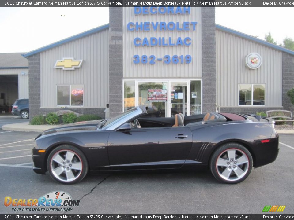 2011 Chevrolet Camaro Neiman Marcus Edition SS/RS Convertible Neiman Marcus Deep Bordeaux Metallic / Neiman Marcus Amber/Black Photo #16