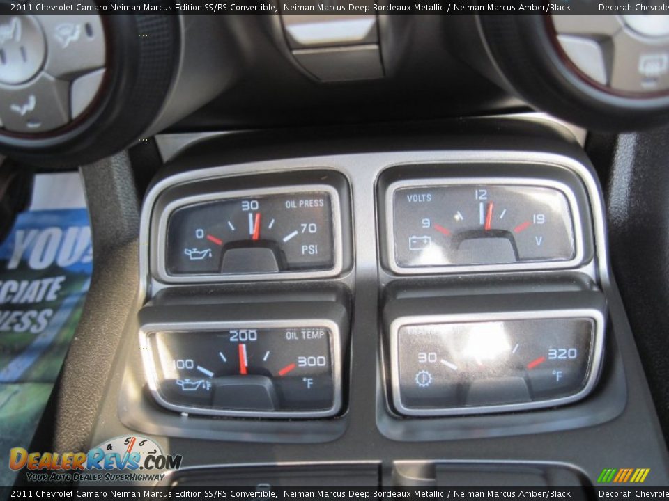 2011 Chevrolet Camaro Neiman Marcus Edition SS/RS Convertible Gauges Photo #19
