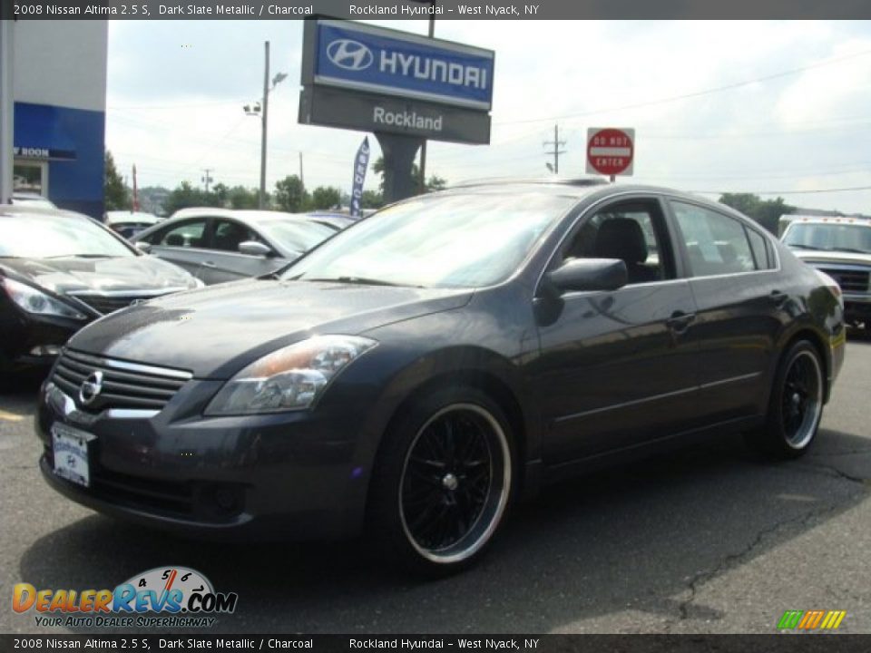 2008 Nissan Altima 2.5 S Dark Slate Metallic / Charcoal Photo #1
