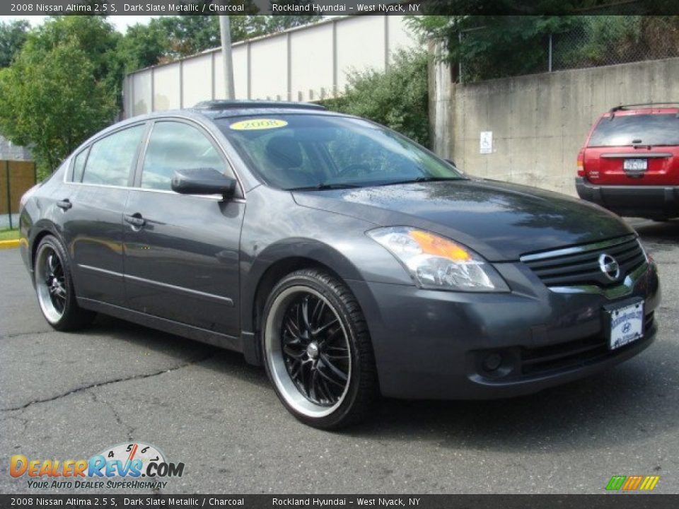 2008 Nissan Altima 2.5 S Dark Slate Metallic / Charcoal Photo #3